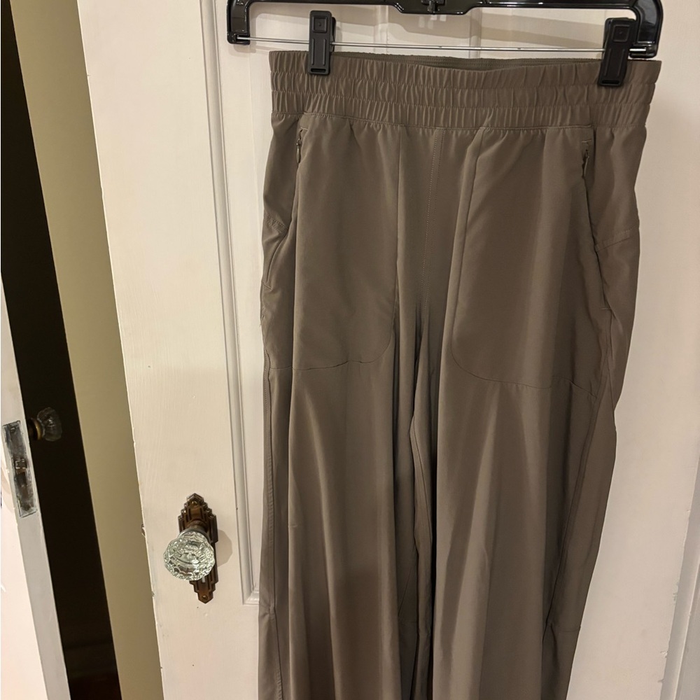 lululemon athletica Wide Leg Pants in Taupe